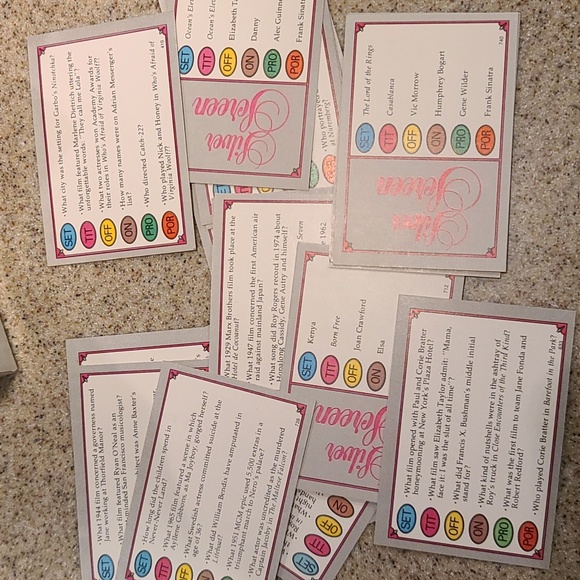 GAME Trivial Pursuit - Silver Scree Edition to use with Master game Vintage 1981 - Picture 6 of 7